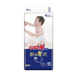  PLUS会员： GOO.N 大王 奢华肌系列 婴儿纸尿裤 L42片