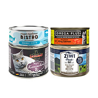 预售： Ziwi 小李子 纽翠斯 omegaplus 混合猫罐头 6罐+2袋零食