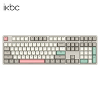 iKBC C210 108键 有线机械键盘 红轴 工业灰