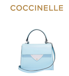Coccinelle 可奇奈尔 B14 Design系列 女士手提包 冰蓝色