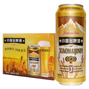 吉纳瑞 小麦金啤酒 500ml*12听