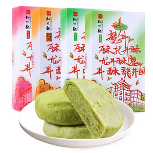 百年老字号，知味观 绿茶/奶黄/红豆/绿豆龙井茶酥150g