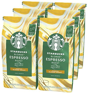Starbucks星巴克 BLONDE Roast 黄金烘焙咖啡豆200g*6袋  到手约￥251