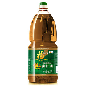 运费券收割机： 福临门 家香味 菜籽油 1.5L 19.9元（需用券）