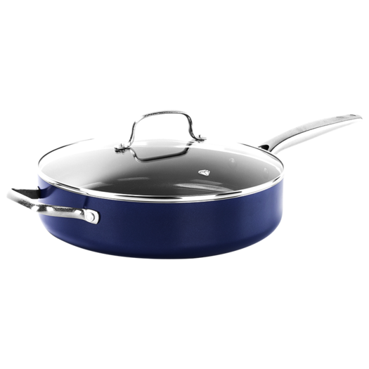 bluediamond比利时蓝钻深煎锅带盖26cm209元包邮需用券