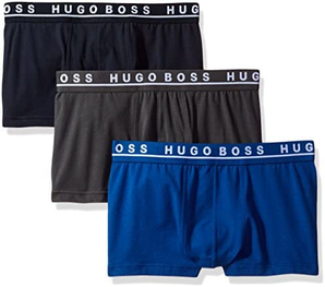 HUGO BOSS 男士 弹力棉质普通款内裤 3件装 到手160.57元