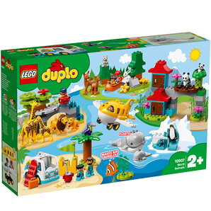 黑卡会员： LEGO 乐高 DUPLO系列 10907 环球动物 519元包邮包税（多重优惠）