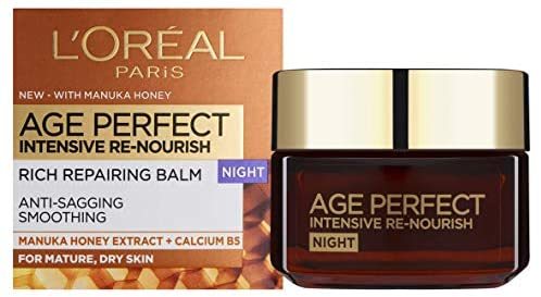 loreal欧莱雅ageperfect麦卢卡花蜜系列金致臻颜花蜜奢养晚霜50ml