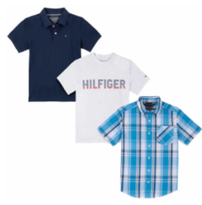 TOMMY HILFIGER 汤米·希尔费格 男士短袖POLO衫+T恤+衬衫套装 229元包邮
