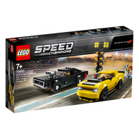LEGO 乐高 超级赛车系列 75893 道奇挑战者SRT和道奇战马RT赛车