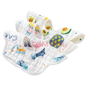 WELLBER 威尔贝鲁 婴儿8层纱布口水巾 8.28元（需买3件，双重优惠，实付24.85元）