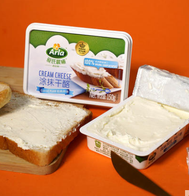 arla爱氏晨曦奶酪涂抹酱150g2盒