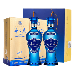 plus会员yanghe洋河蓝色经典海之蓝浓香型白酒42度375ml2瓶