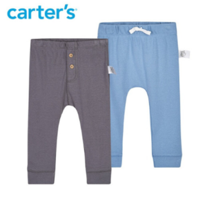 Carter's  儿童休闲针织长裤子 2件装