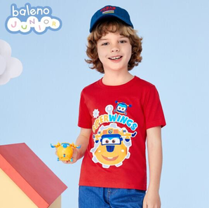 Baleno 班尼路 儿童超级飞侠短袖T恤  