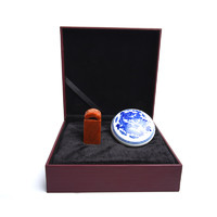 西泠印社 瓦钮 2.5*2.5*5cm 篆刻 素材 方章 礼盒装 孤山印石