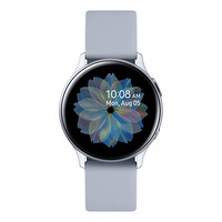SAMSUNG 三星 Galaxy Watch Active2 智能手表 44mm铝制版 云雾银 1299元包邮（需定金50元，1日0点付尾款）