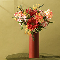 FlowerPlus 花加 简约混合鲜花 春渐暖主题花 含随机款花瓶