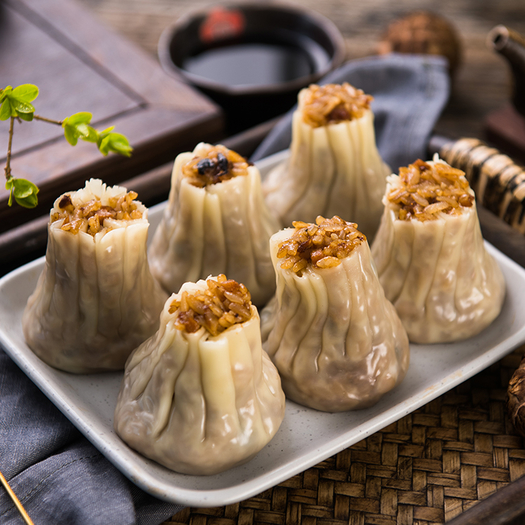 面宗糯米烧麦荠菜鸡蛋包65g10个99元包邮需用券