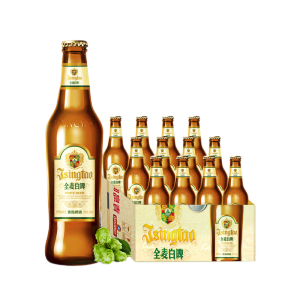 tsingtao青岛啤酒全麦白啤330ml12瓶