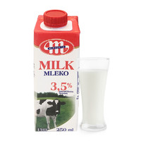 香醇可口！MLEKOVITA 妙可 全脂纯牛奶 250ml*12盒