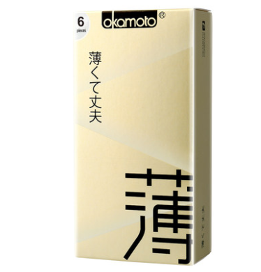 okamoto冈本透薄避孕套6片