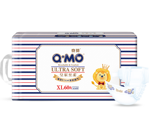 q·mo 奇莫 皇家至柔 婴儿纸尿裤 xl60片