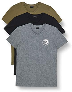 Diesel 迪赛 男士纯棉圆领短袖T恤3件装 含税到手约￥267.1