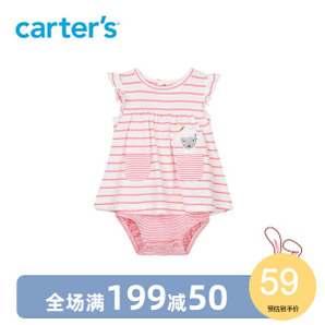 Carter's 孩特 女宝宝短袖衣裙子小内裤套装