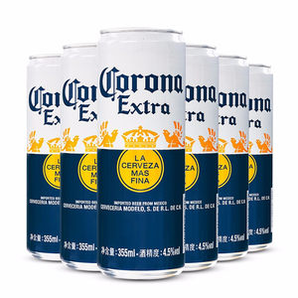 临期好价 墨西哥进口 科罗娜 特级啤酒 355ml*12听
