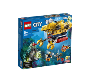 LEGO 乐高 City城市系列 60264 深海探索潜水艇+德国(Hape)40粒积木 E8321 