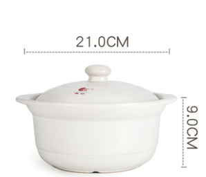 康舒 陶瓷砂锅 中式炖锅 2200ml 19.99元包邮（需用券）