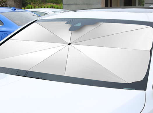 qqz奇奇正 汽车伞式防晒隔热遮阳板 小号 75*135cm