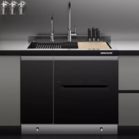 美仕杰 厨房集成模块化水槽洗碗机 900mm（不锈钢色标准款）