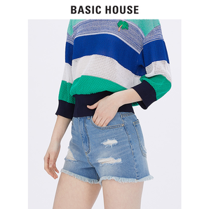 BASIC HOUSE 百家好 HTDP323A 女士牛仔裤 75元（需买2件，共150元）
