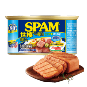 SPAM 世棒 午餐肉 火腿罐头 清淡口味 198g