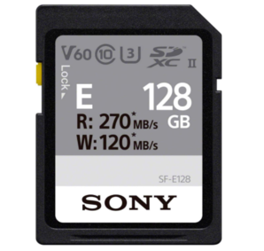 中亚Prime会员！SONY 索尼 E系列 SF-E128 UHS-II SD存储卡 128GB  含税到手￥286.29
