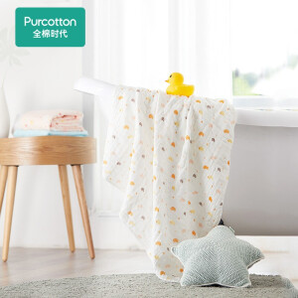 Purcotton 全棉时代 婴儿6层水洗宝宝浴巾 95*95cm