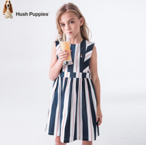 Hush Puppies 暇步士 女童马甲裙连衣裙 70元（包邮，需用券）