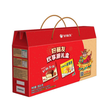 orion好丽友欢享派礼盒864g