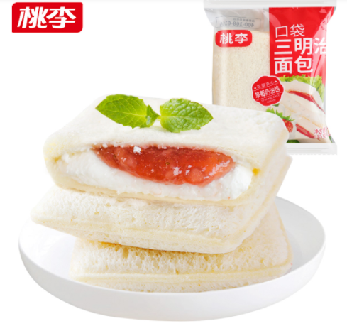桃李三明治奶油蛋糕575g199元包邮需用券