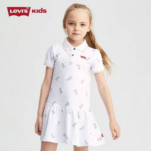 Levi's 李维斯 2021新款女童短袖Polo裙 2色（105~160cm）