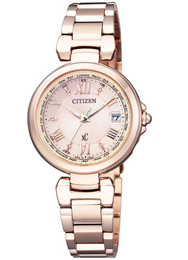 citizen 西铁城 xc系列 ec1032-54x 光动能五局电波时尚樱花女表 直邮