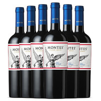 MONTES 蒙特斯 经典系列 梅洛干红葡萄酒 750ml*6整箱装