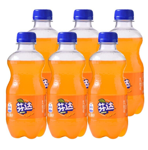 Fanta 芬达 橙味汽水 碳酸饮料 300ml*6瓶
