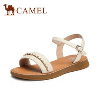 CAMEL 骆驼 A12050613 女士一字带鞋凉鞋