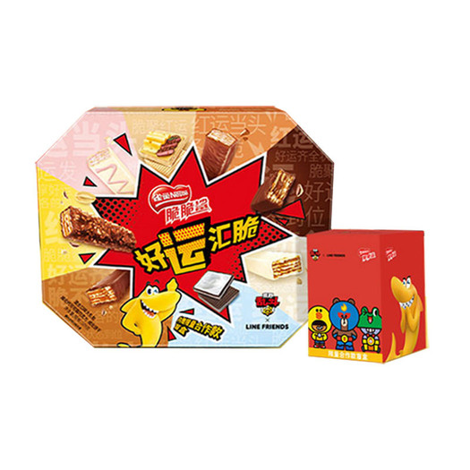 雀巢脆脆鲨好运汇礼盒送荒野乱斗盲盒509g