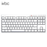 iKBC S200 2.4G无线机械键盘 白色（cherry青轴、87键）