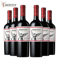 MONTES 蒙特斯 赤霞珠红葡萄酒 750ml*6瓶