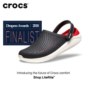 卡骆驰 Crocs LiteRide系列 男女洞洞鞋 内底软40% 轻25%